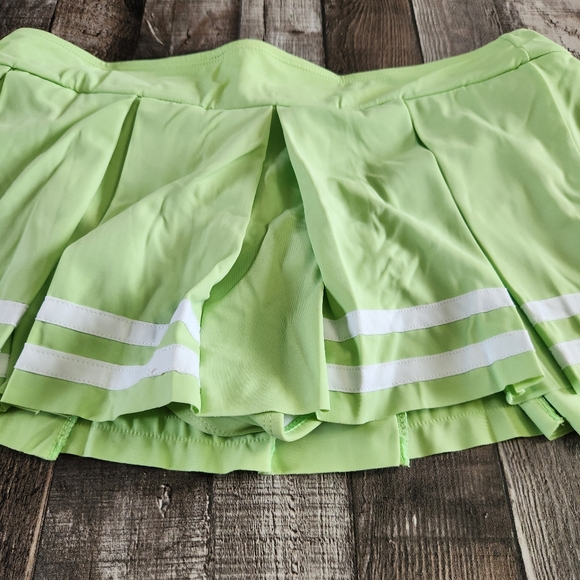 Keroppi Sanrio Pleated Swim Varsity Stripe Skirted Swim Bottoms Hot Topic NEW - Picture 8 of 11